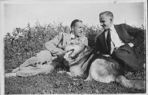 104. Jan Dykowski z P. Grodzkim - swoim szefem